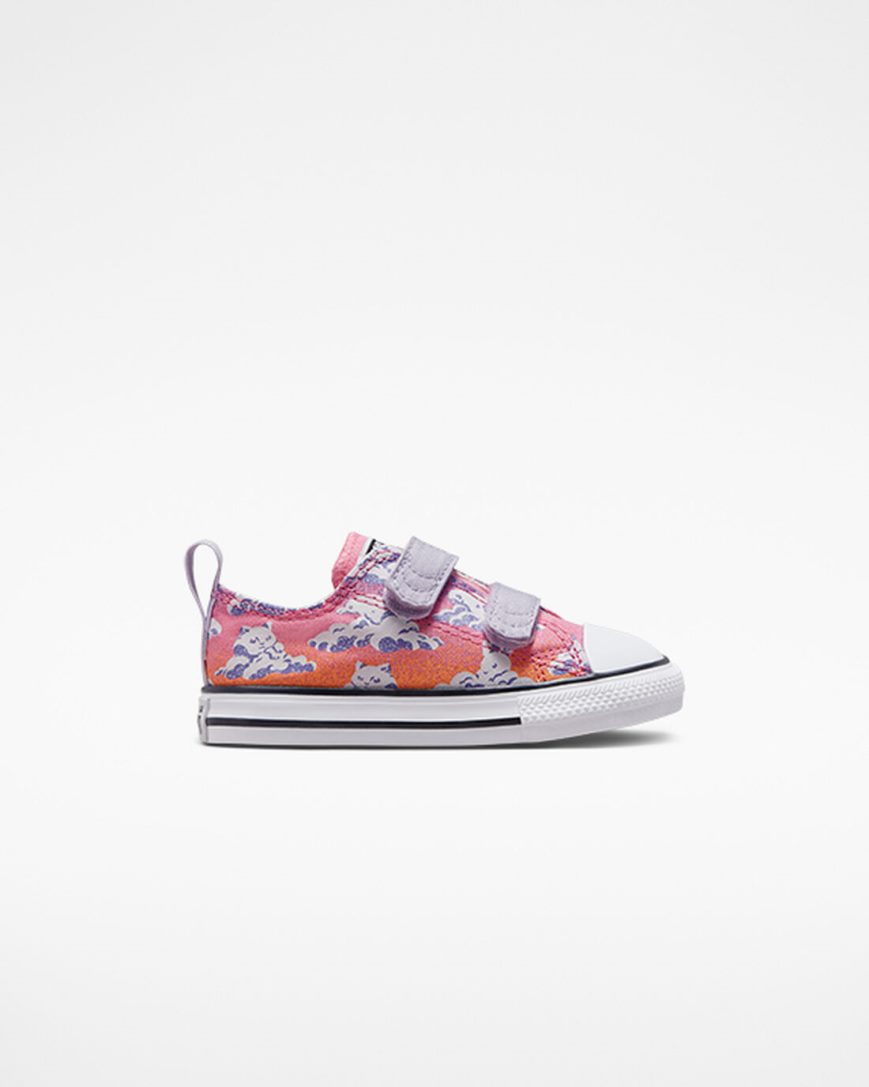 Zapatillas Bajas Converse Chuck Taylor All Star Easy-On Cloud Gazer Niña Moradas Rosas | PE 8EW04L